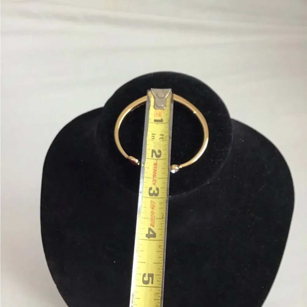 kate spade Gold Tone Bracelet with Pink Spade Accent and Crystal - Picture 4 of 6